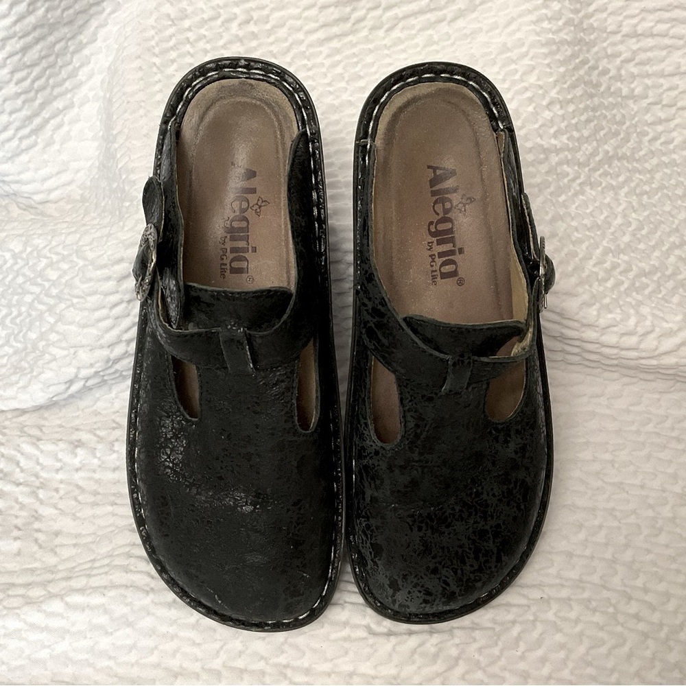 Alegria Black Clog Size 37 - Picture 5 of 9